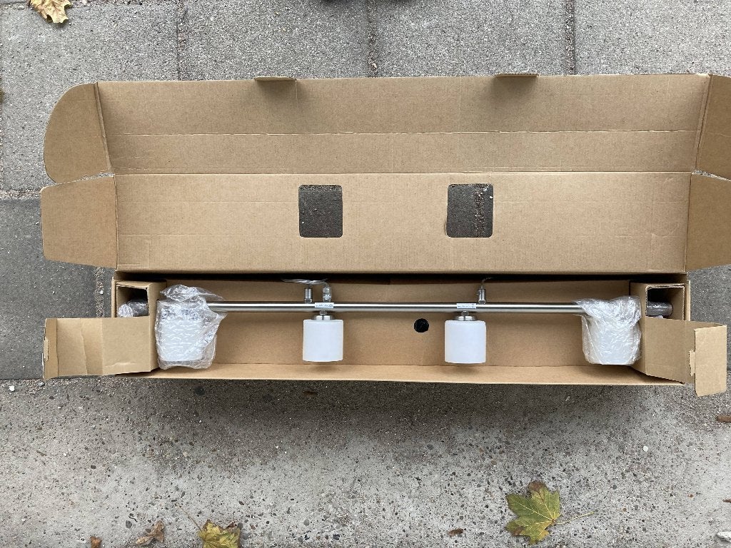Ikea glimt pendel lamp, Ophalen, Nieuw, Glas, G4