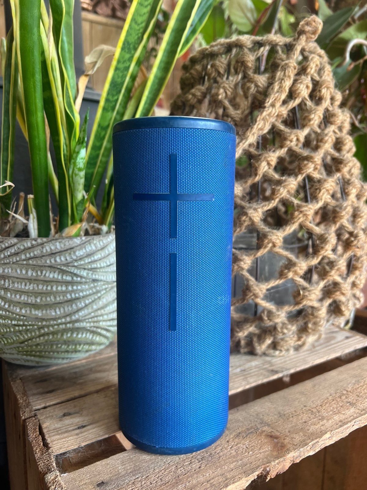 Ultimate Ears MEGABOOM 3 Bluetooth Speaker | Blauw (& Rood), Audio, Tv en Foto, Overige merken, Gebruikt, Ophalen of Verzenden