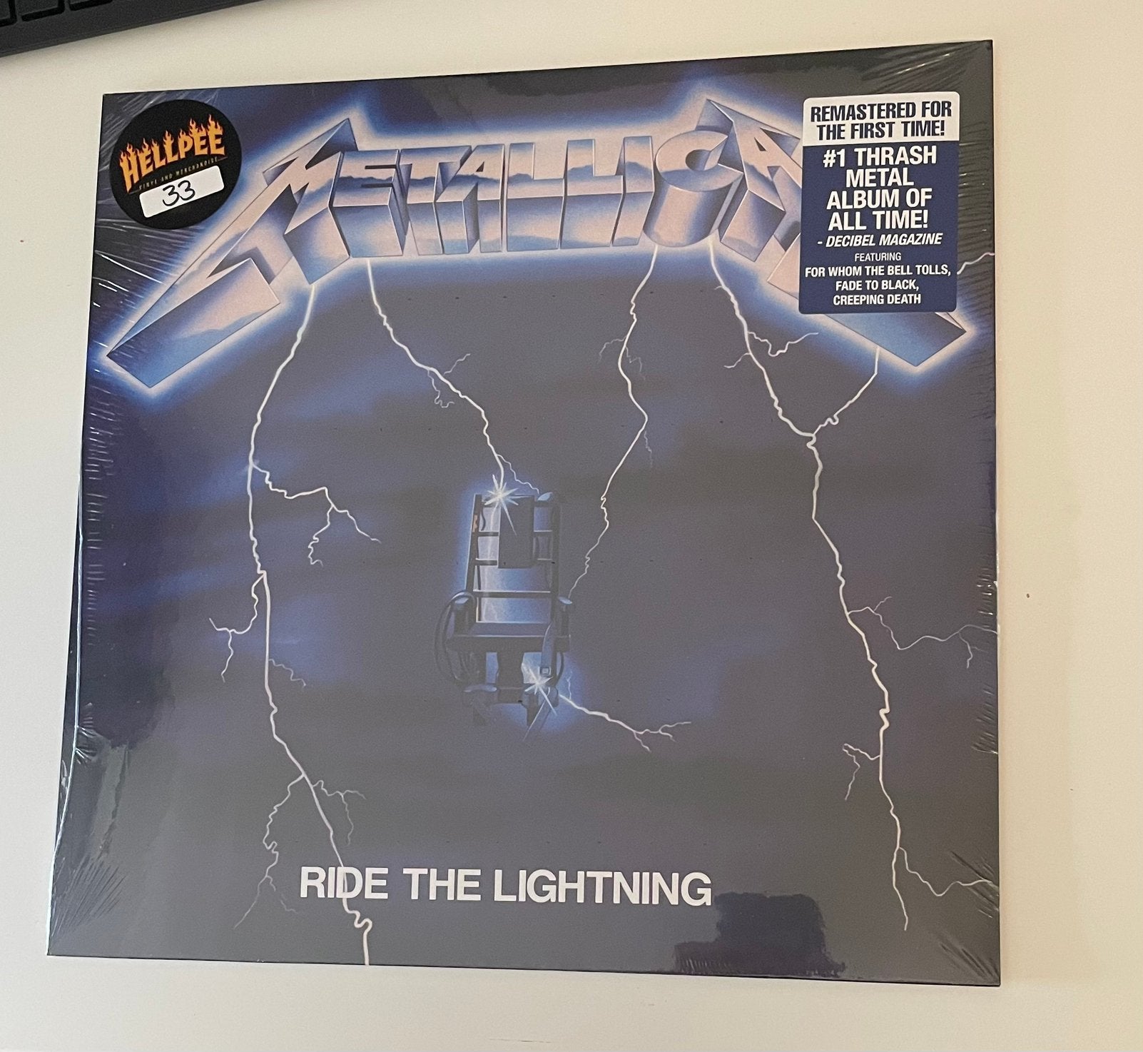 Metallica - Ride the Lightning Lp, Ophalen of Verzenden, Nieuw in verpakking