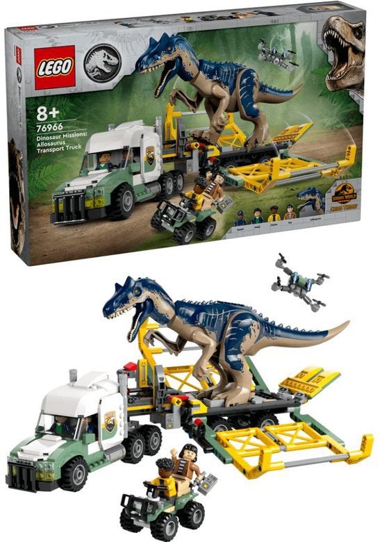 Lego 76966 jurassic park allosaurus missie NIEUW ONGEOPEND, Ophalen of Verzenden, Nieuw