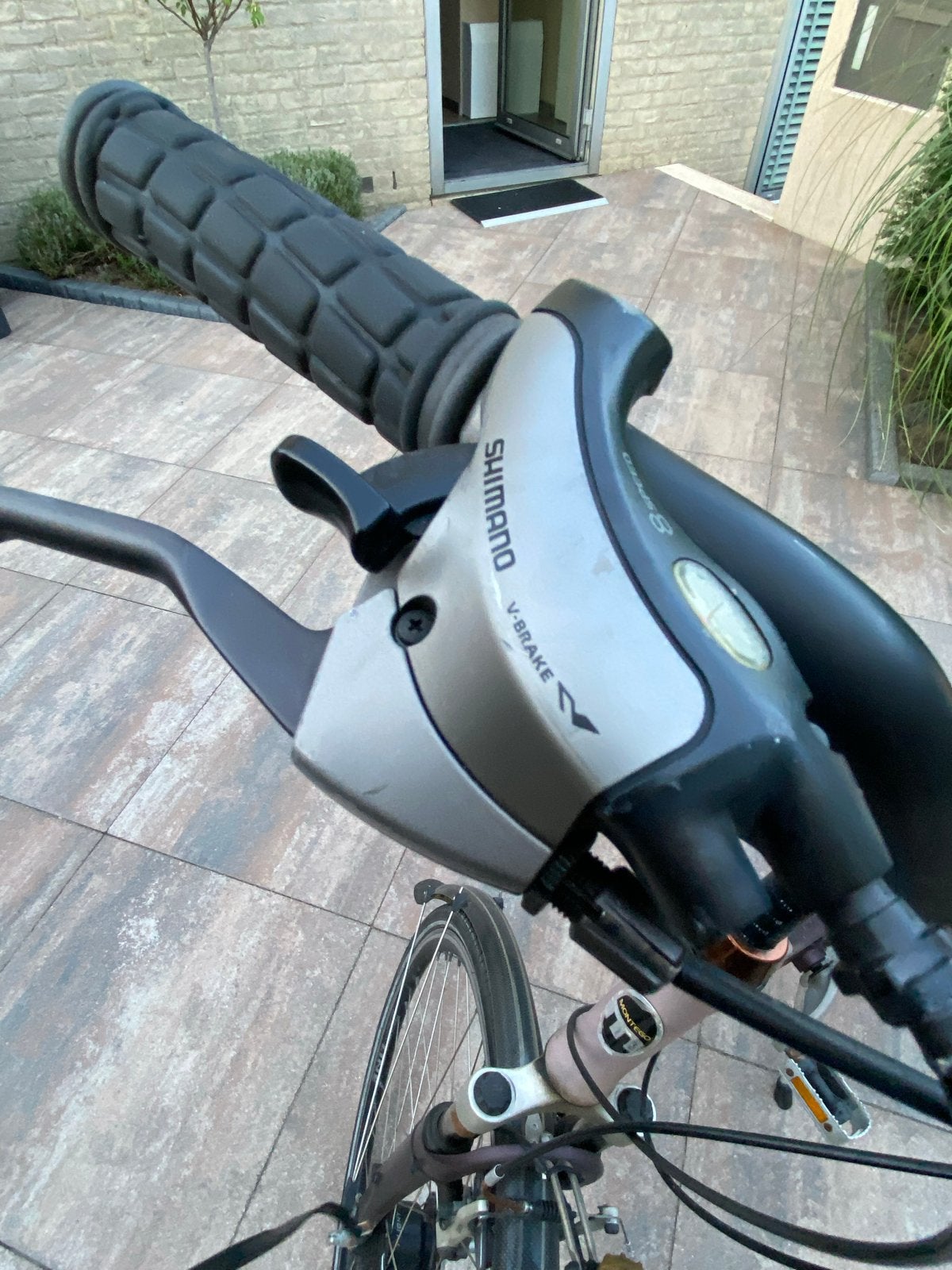 Montego damesfiets met versnellingen en V-brakes, Gebruikt, Velgrem, Versnellingen, 56 cm of meer
