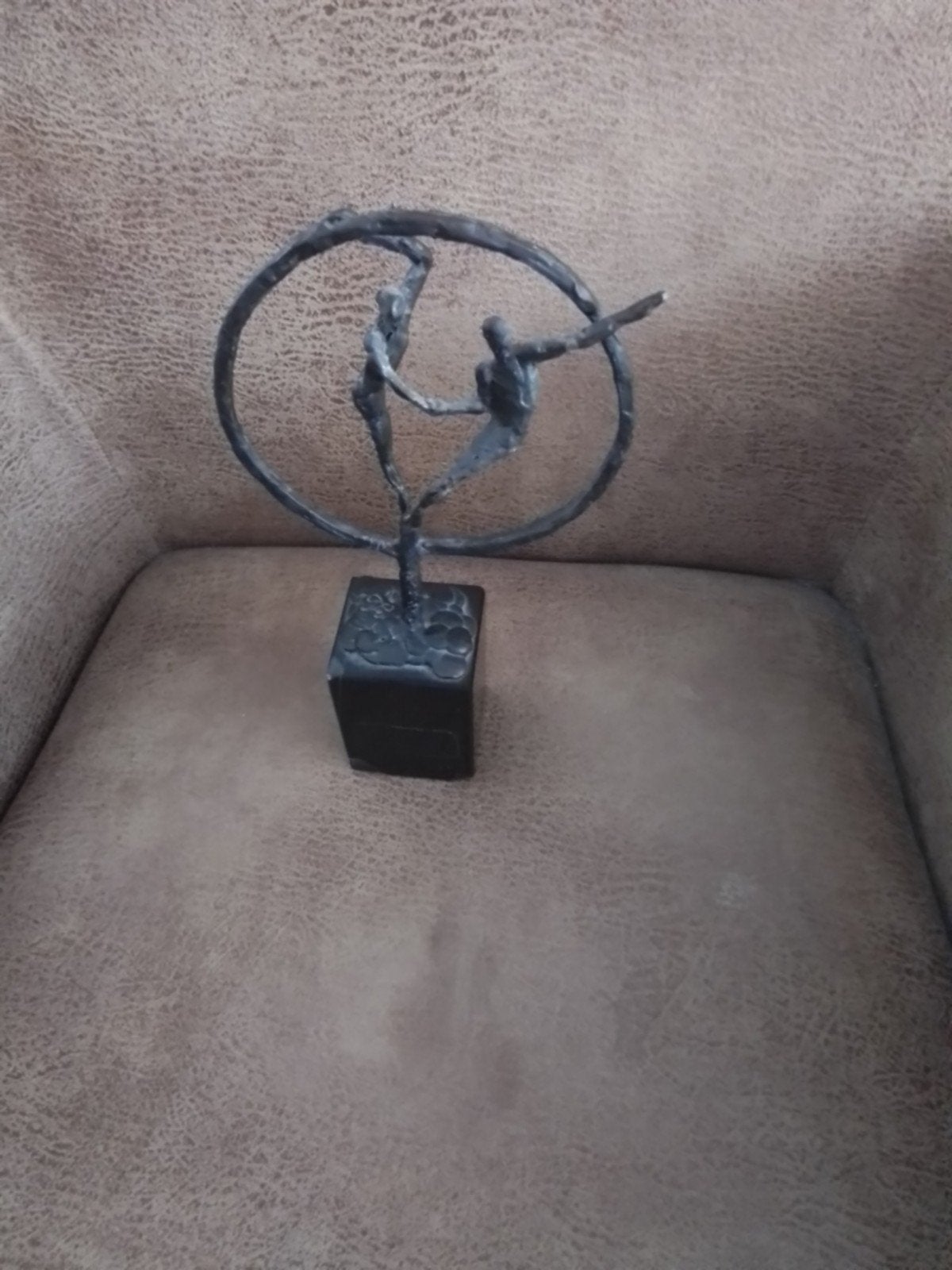 Bronzen sculptuur 'Dansers' van Frank Stoopman, Ophalen, Groep mensen, Brons, Beeld