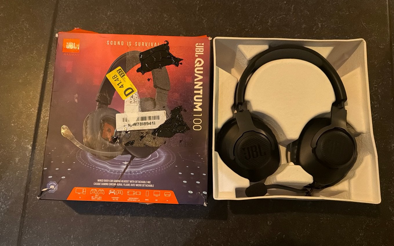JBL Quantum 100 Gaming Headset - Nieuw in doos, Gaming, JBL, Nieuw, Ophalen of Verzenden