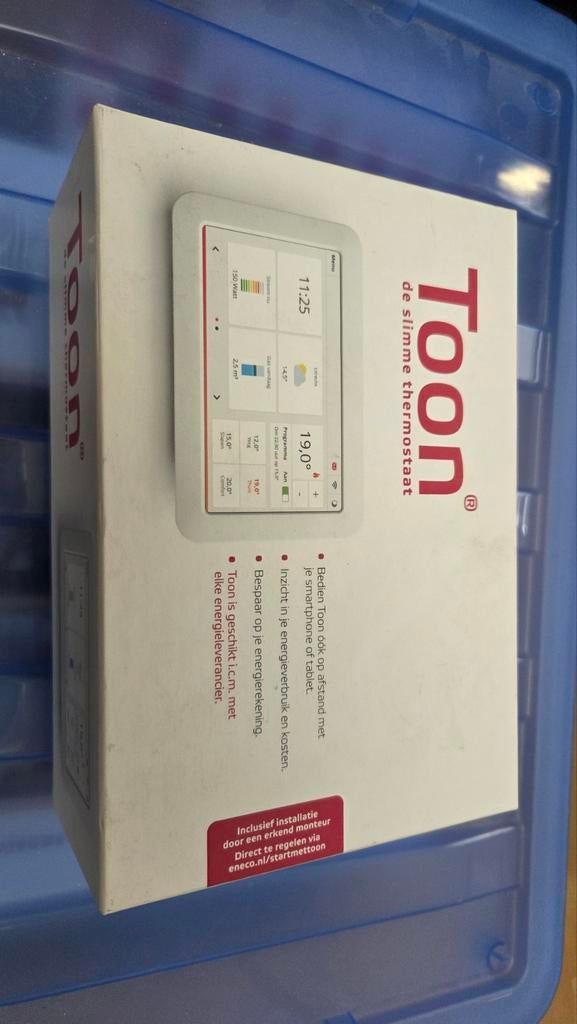 Toon slimme thermostaat, Doe-het-zelf en Verbouw, Thermostaten, Ophalen, Slimme thermostaat, Zo goed als nieuw