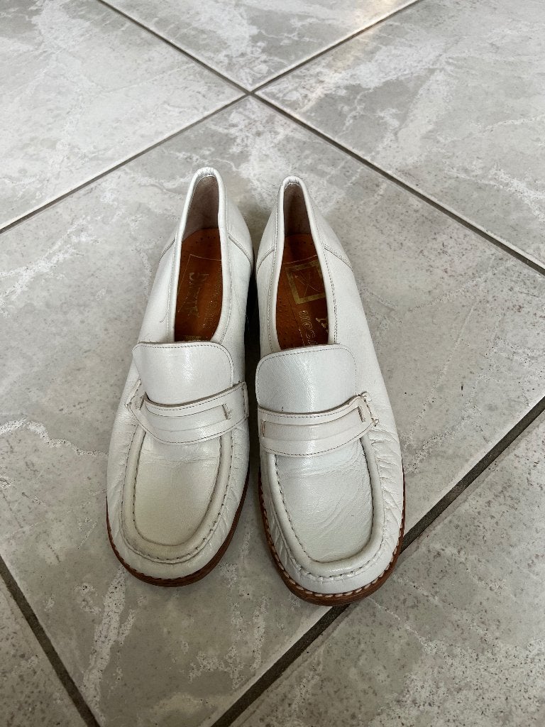 Z.G.A.N. paar Avang Mocassin maat 6. 39, Kleding | Dames, Schoenen, Verzenden, Wit, Avang, Zo goed als nieuw