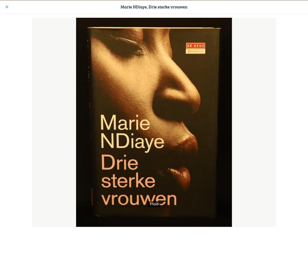 Marie NDiaye Drie sterke vrouwen, Boeken, Ophalen of Verzenden, Gelezen, Marie NDiaye