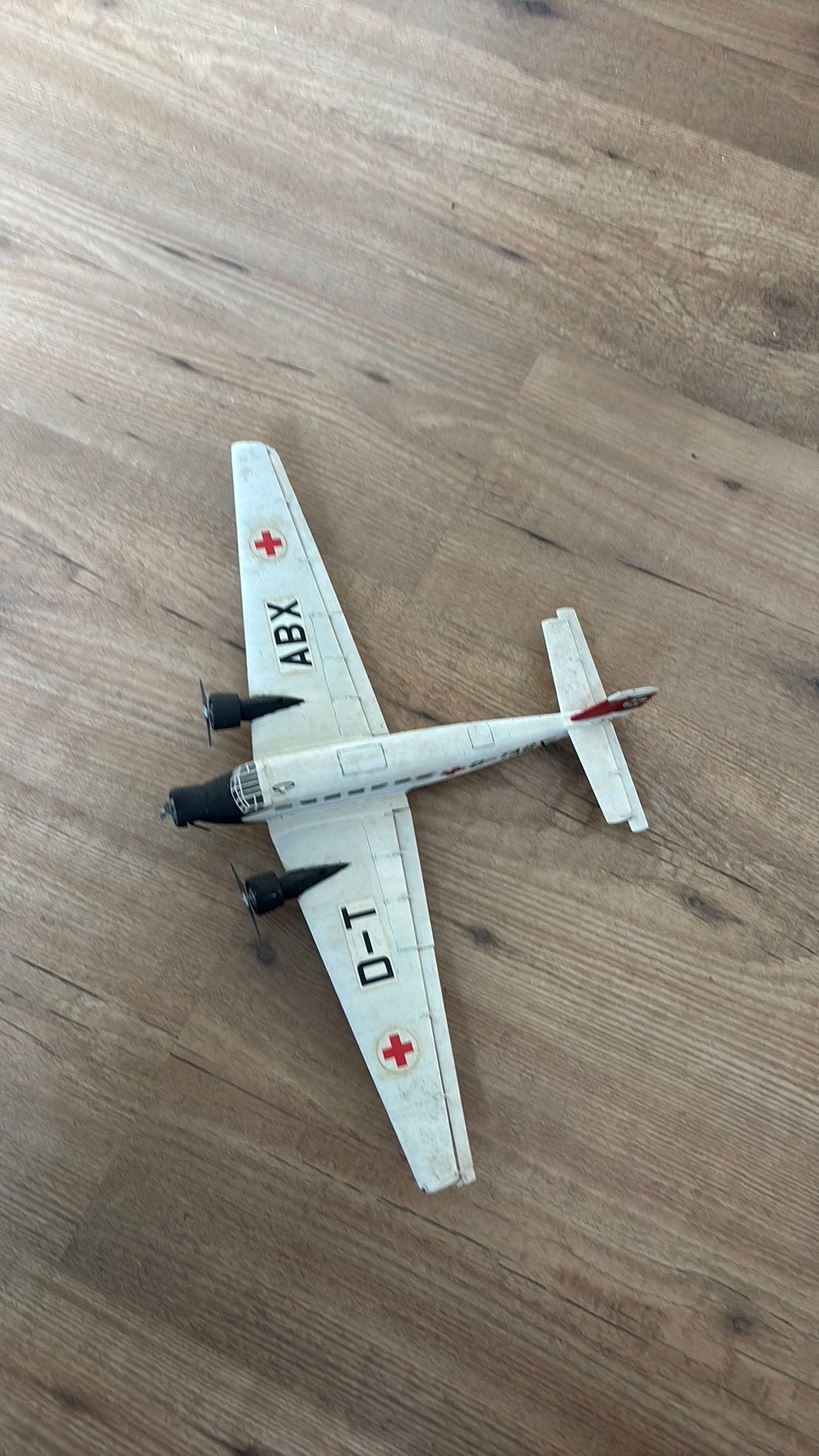 1/72 Duitse Junkers JU-52 vliegtuig gebouwd model WW2, 1:72 tot 1:144, Gebruikt, Revell, Ophalen of Verzenden
