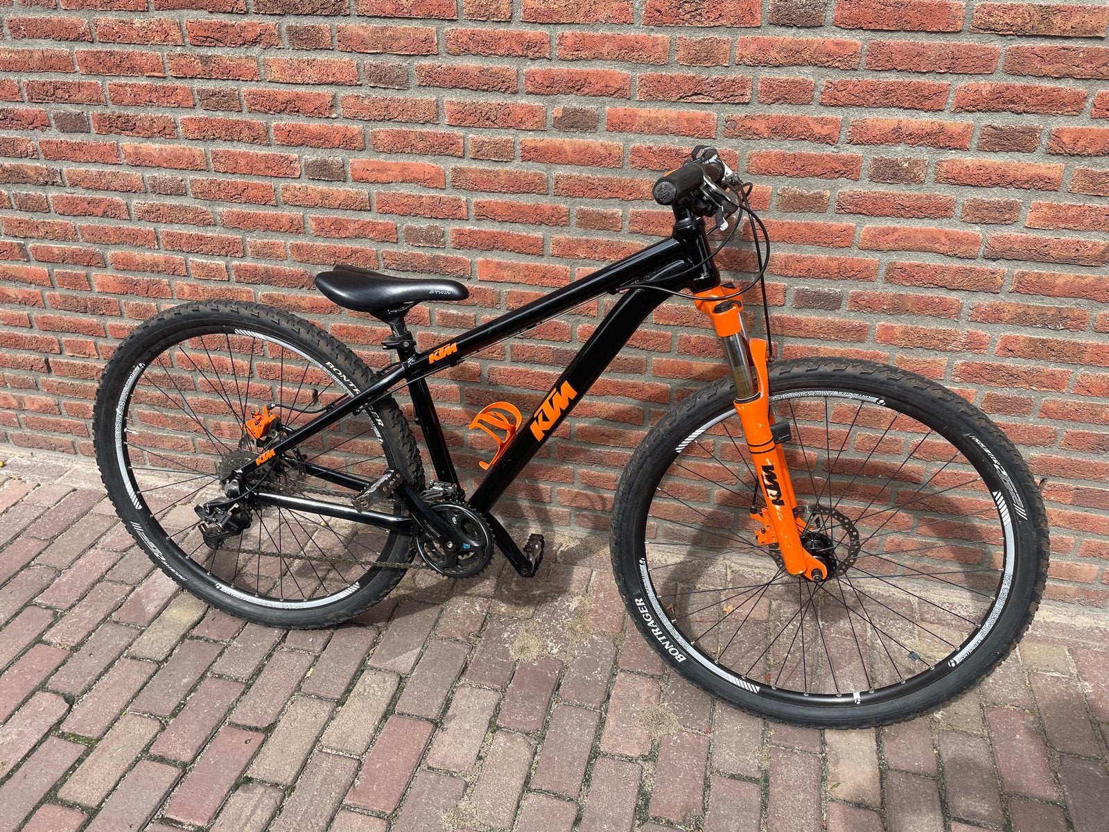 KTM Mountainbike - Zwart/Oranje - 29”, Hardtail, Heren, Zo goed als nieuw, Schijfrem