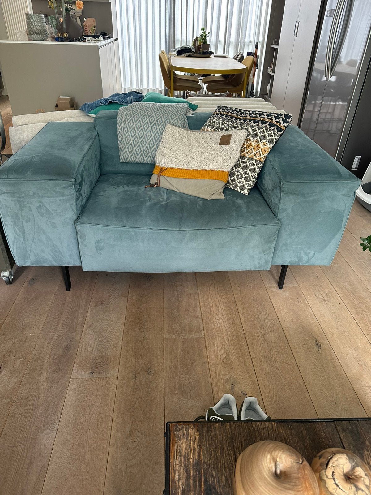 3 zits bank en love seat eijerkamp, Huis en Inrichting, Ophalen, Gebruikt