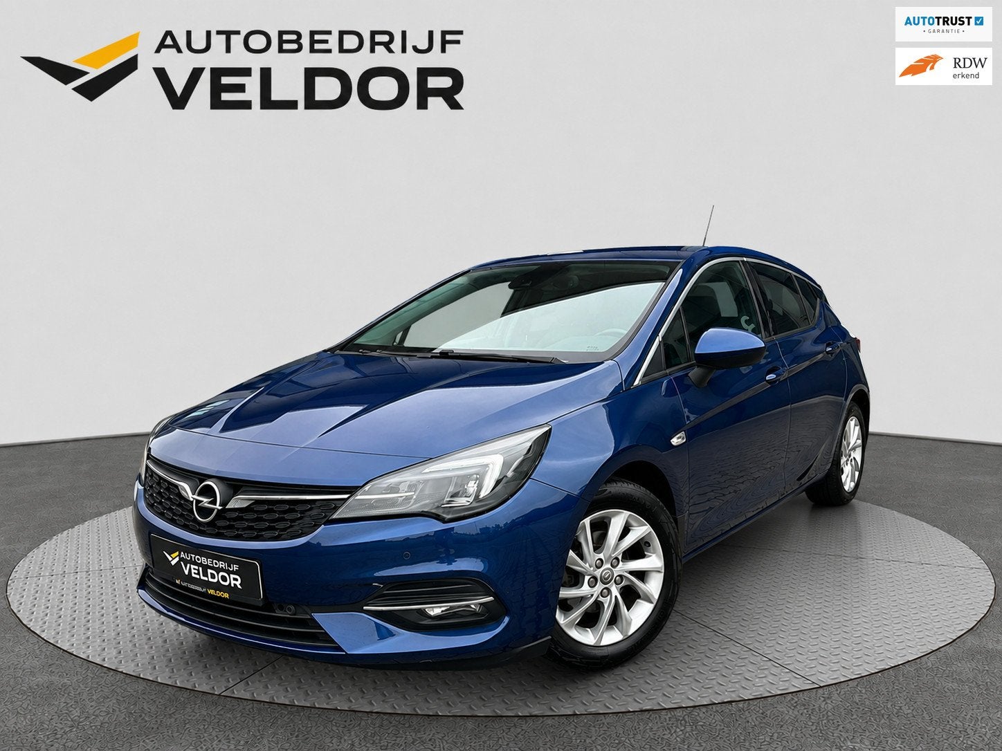Opel Astra 1.2 Turbo Elegance Camera/Carplay/Stoelvw, Auto's, 1304 kg, Gebruikt, Zwart, Blauw