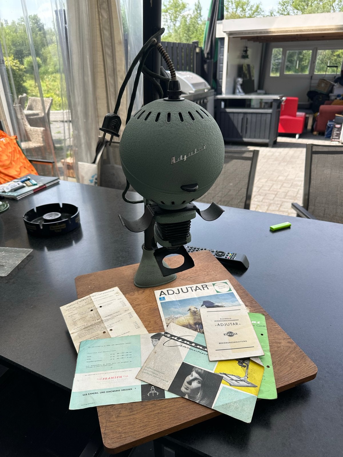 Vintage Adjutare Doka Vergroter met Handleidingen, Audio, Tv en Foto, Fotografie | Doka Toebehoren, Ophalen, Gebruikt, Complete dokaset