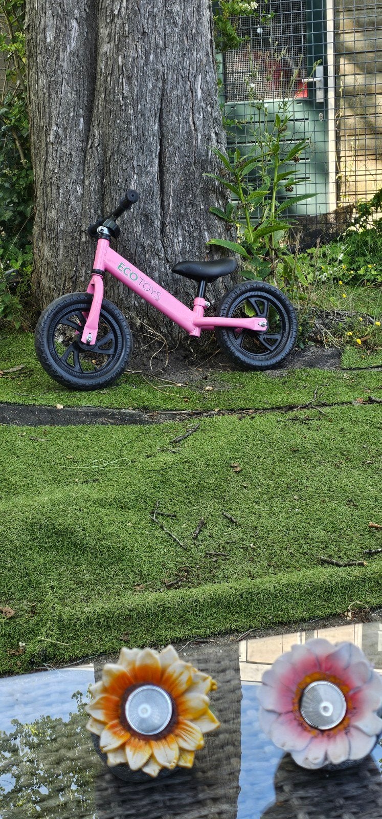 Roze ECOTOYS loopfiets voor kinderen, Ophalen, Zo goed als nieuw