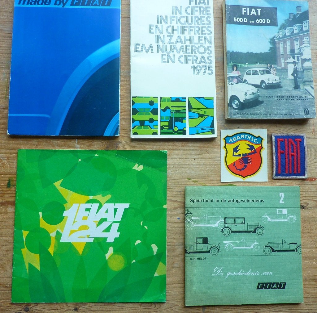 7x Fiat (1962-1975), Gelezen, Ophalen of Verzenden, Overige merken, Fiat