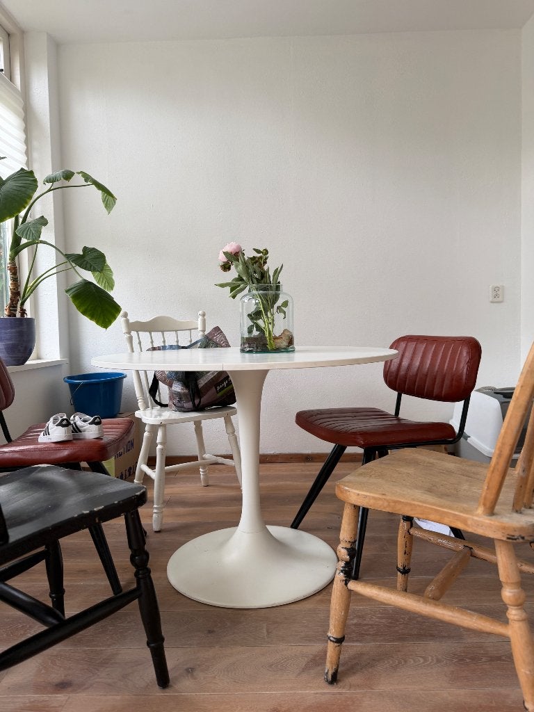 Tafel docksta ikea, Huis en Inrichting, Tafels | Eettafels, Ophalen, Kunststof, Gebruikt, 100 tot 150 cm