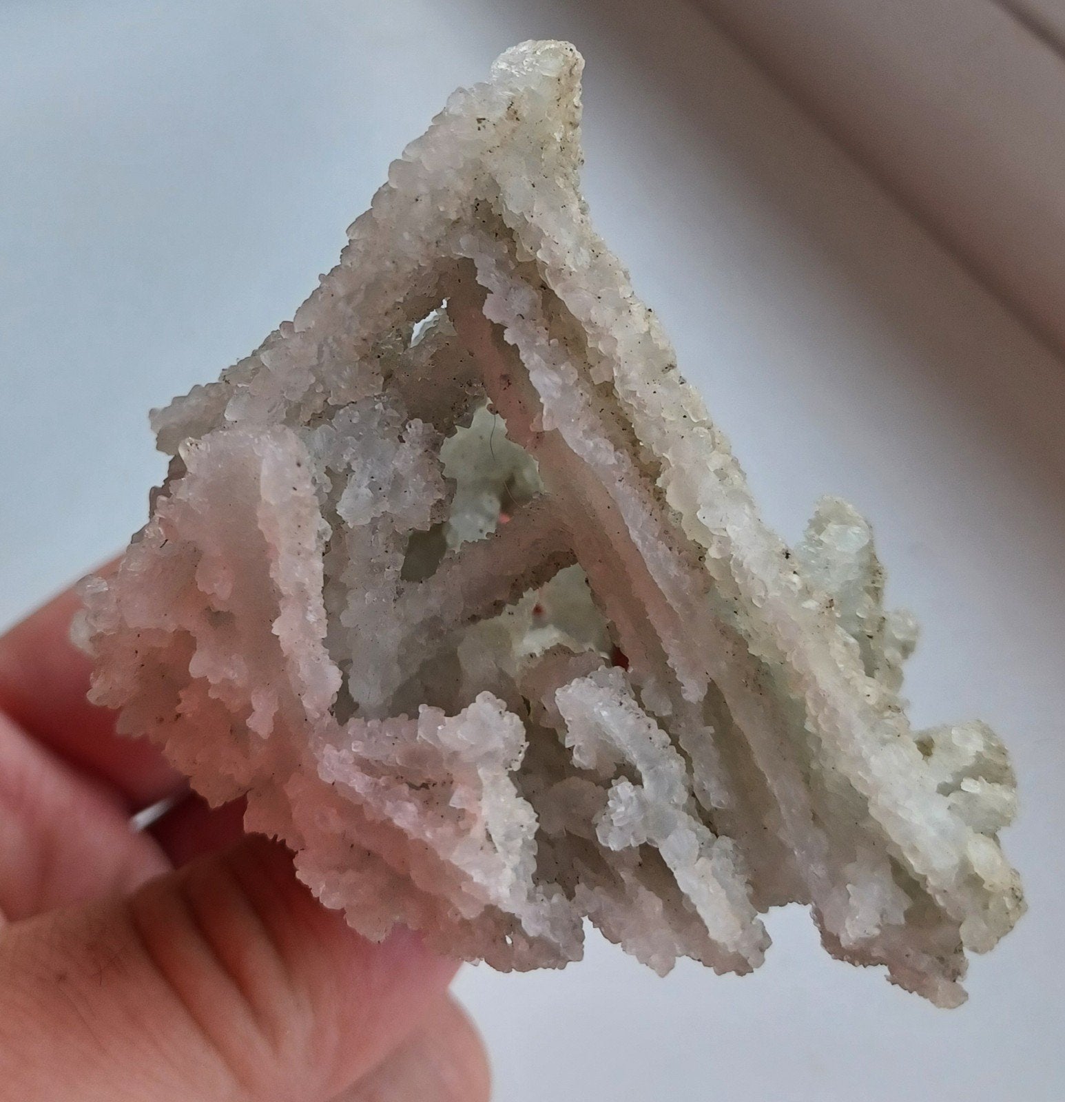 Prehniet - India (1), Verzamelen, Mineralen en Fossielen, Ophalen of Verzenden, Mineraal