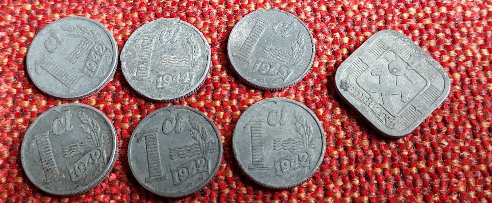 Nederlandse munten (Brons & Zink) – incl. Oorlogsjaren!, Ophalen of Verzenden, Koningin Wilhelmina