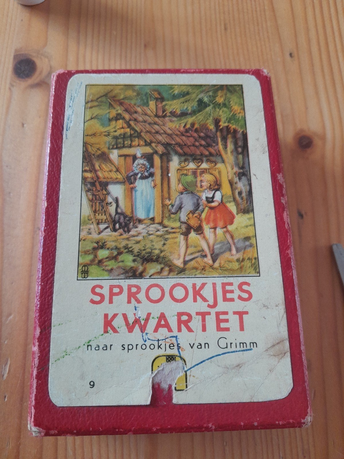 LEEG oud doosje van sprookjes kwartet, Verzamelen, Ophalen of Verzenden, Gebruikt, Kwartet(ten)