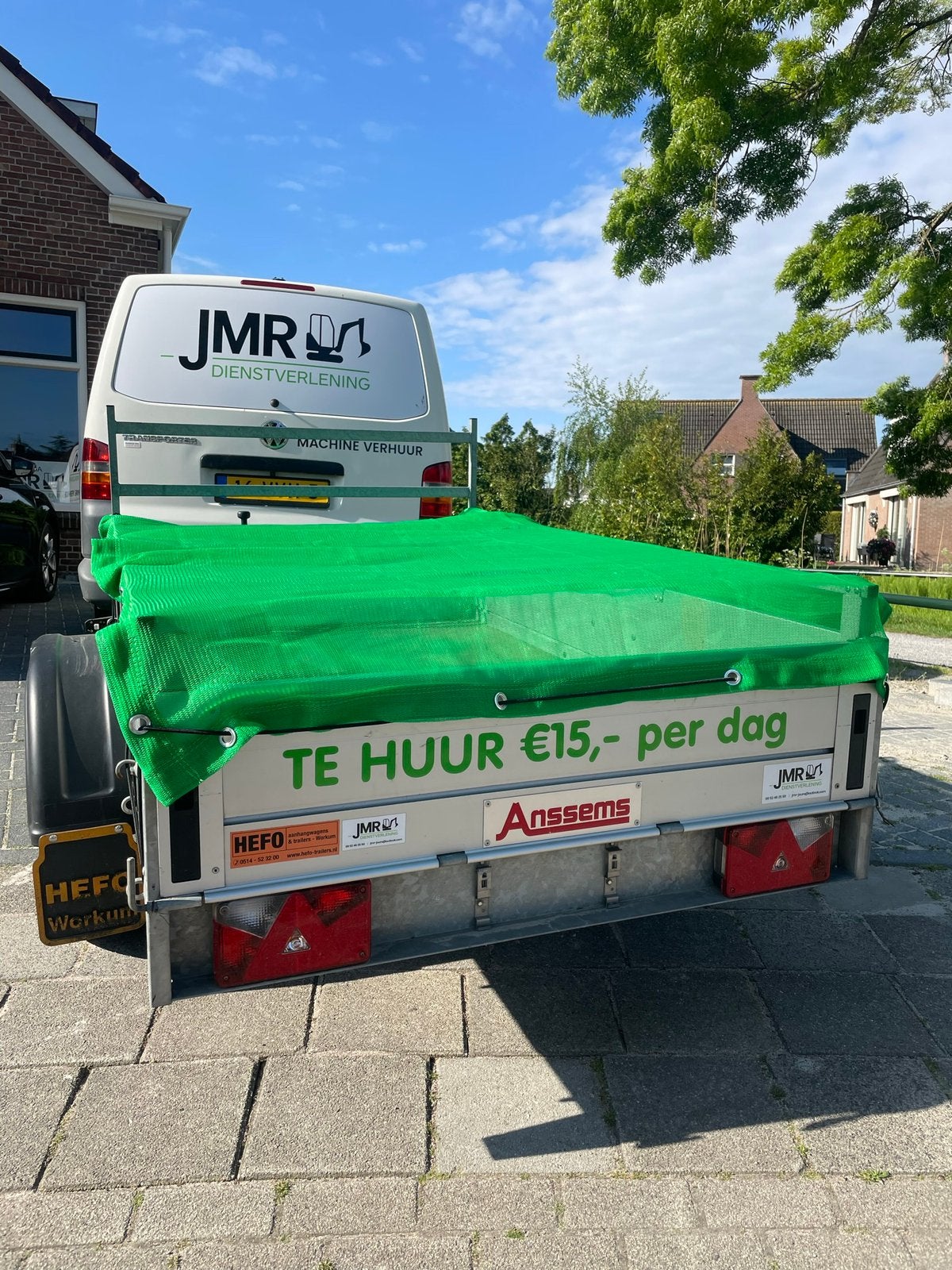 TE HUUR:: diverse aanhangwagens v.a. €15,- per dag, Ophalen, Zo goed als nieuw, Overige soorten, Hapert