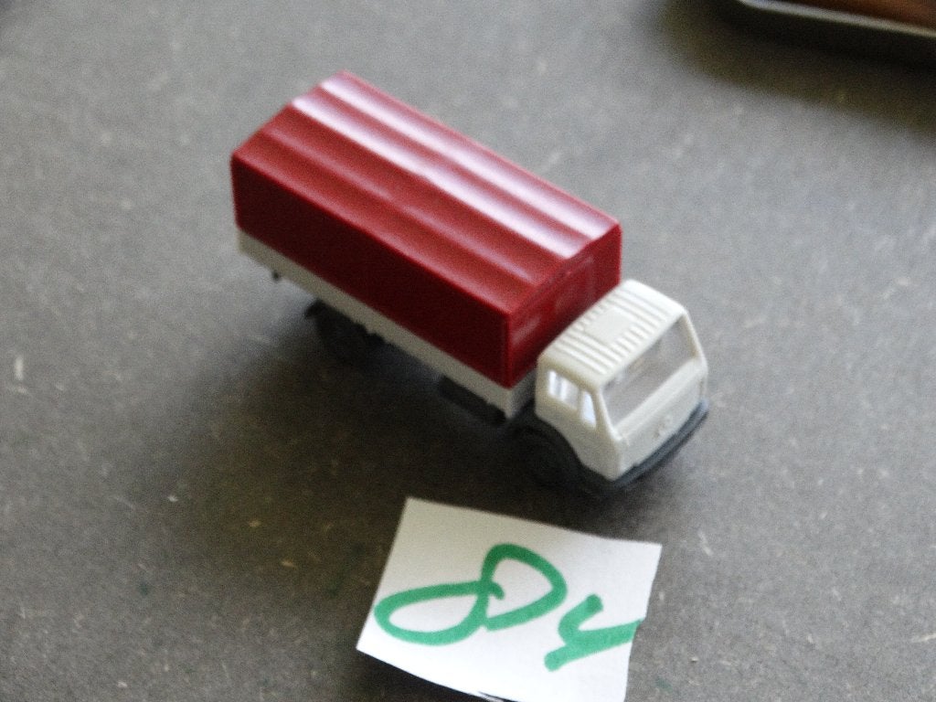 N-spoor: set 84: 1 x lkw, kort, Mercedes., Hobby en Vrije tijd, Overige merken, Natuur, Gelijkstroom of Wisselstroom, Ophalen of Verzenden