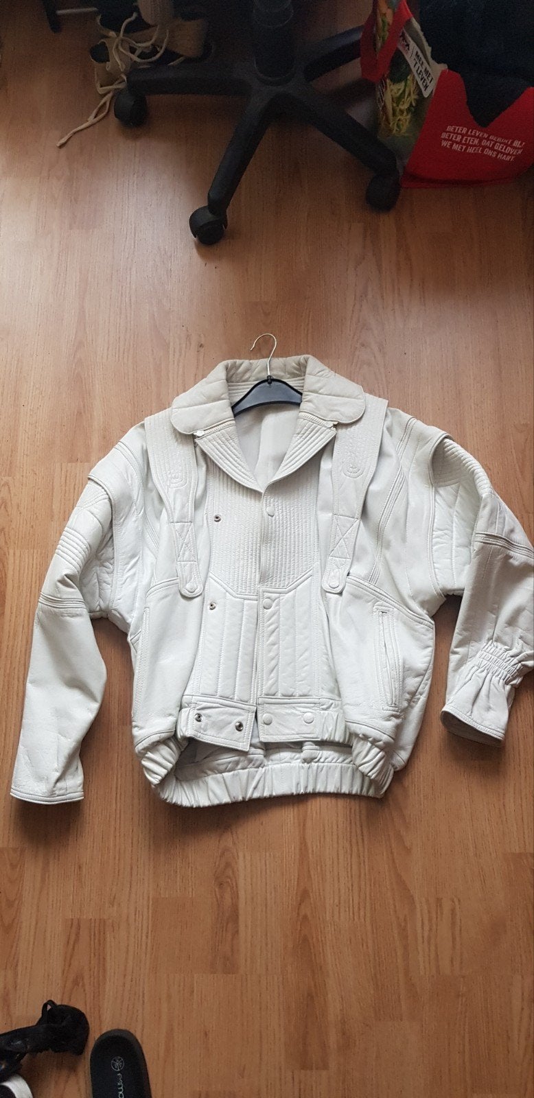 Lederen jas soepele top kwaliteit, Kleding | Heren, Ophalen of Verzenden, Bruin