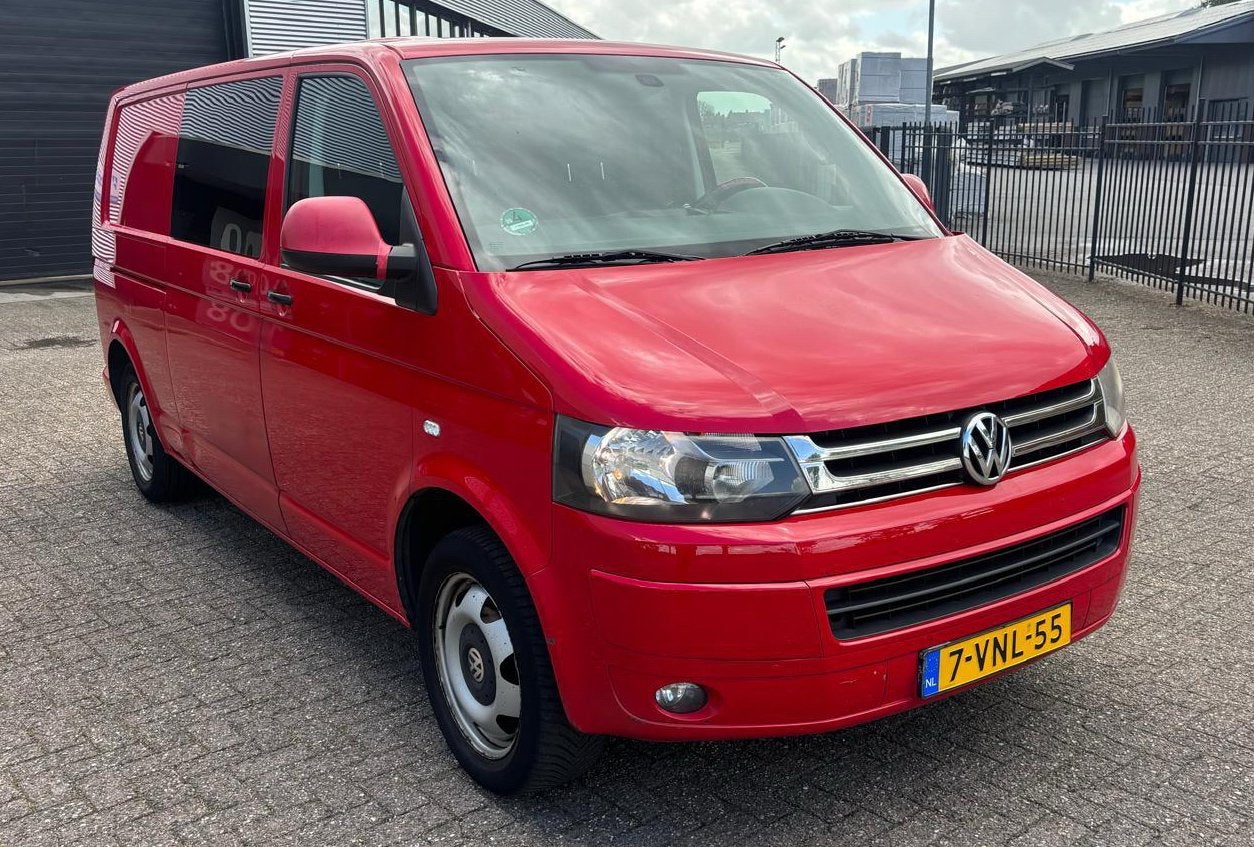 Volkswagen Transporter 2.0 TDI Dubbele Cabine AC, Auto's, Bestelauto's, Bedrijf, ABS, Airbags, Airconditioning, Centrale vergrendeling