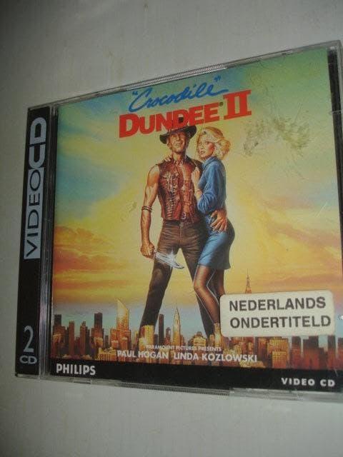 Crocodile Dundee II- PHILIPS- 2-VIDEO CD- (NIEUW), Cd's en Dvd's, Verzenden, Alle leeftijden, Drama, 1940 tot 1960