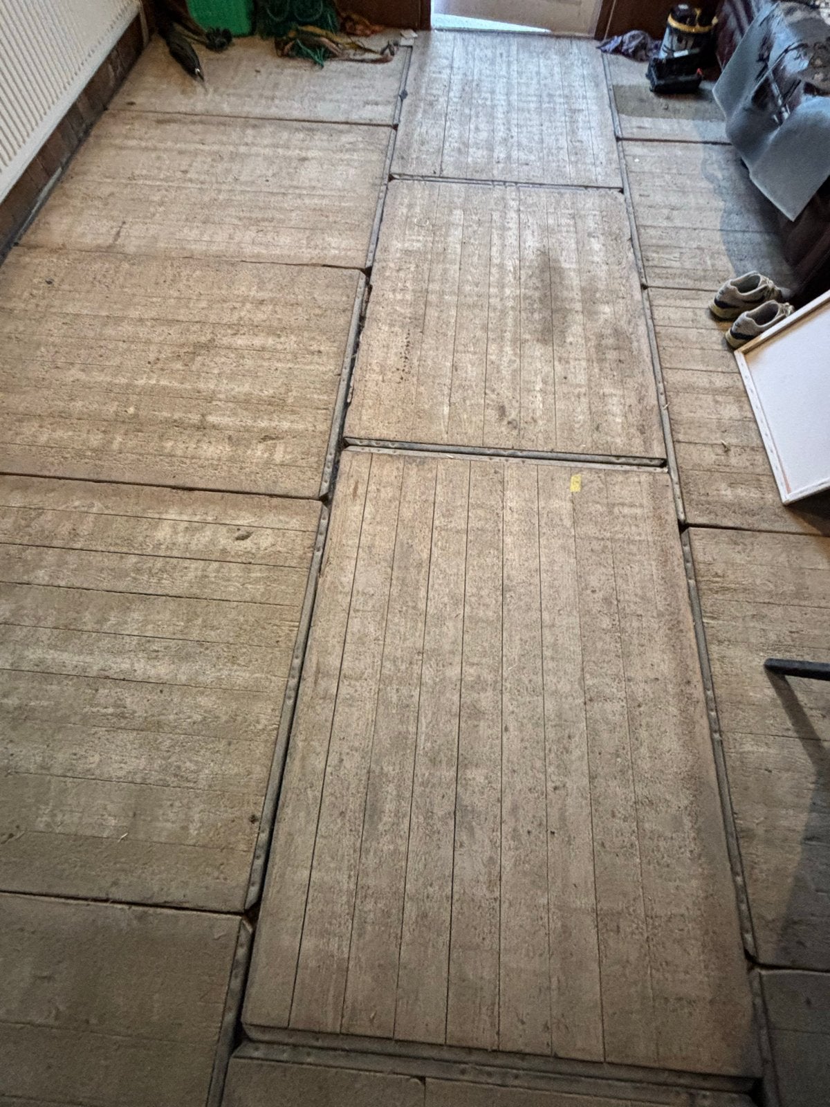 20 gebruikte steenschotten 1.40m x 1.00m, Ophalen, Gebruikt, Hout, 20 tot 50 mm