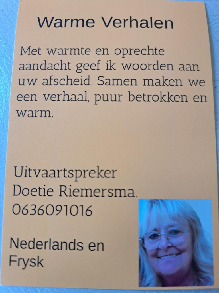Uitvaartspreker, Diensten en Vakmensen, Uitvaartverzorging