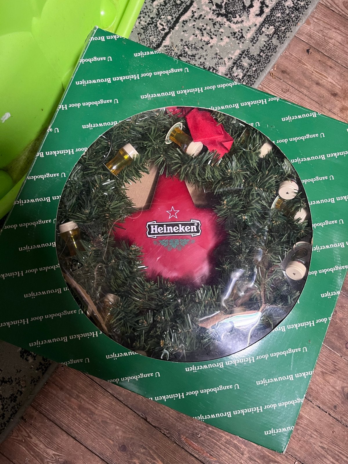 Heineken Kerstkrans, Ophalen of Verzenden, Gebruikt, Heineken