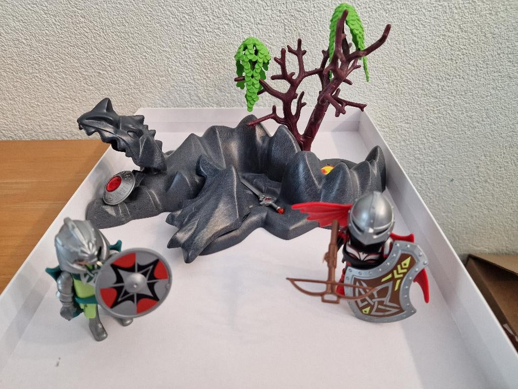 Playmobil 4147, drakenridders, Kinderen en Baby's, Speelgoed | Playmobil, Ophalen of Verzenden, Gebruikt, Complete set