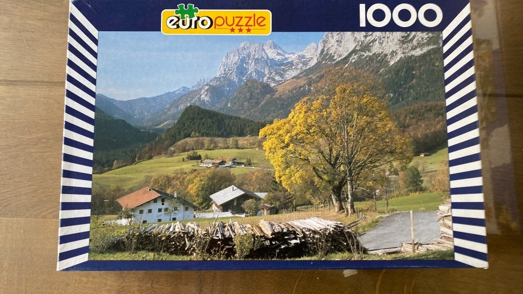 Puzzel reiteralp duitsland, Ophalen of Verzenden, 500 t/m 1500 stukjes, Zo goed als nieuw, Legpuzzel