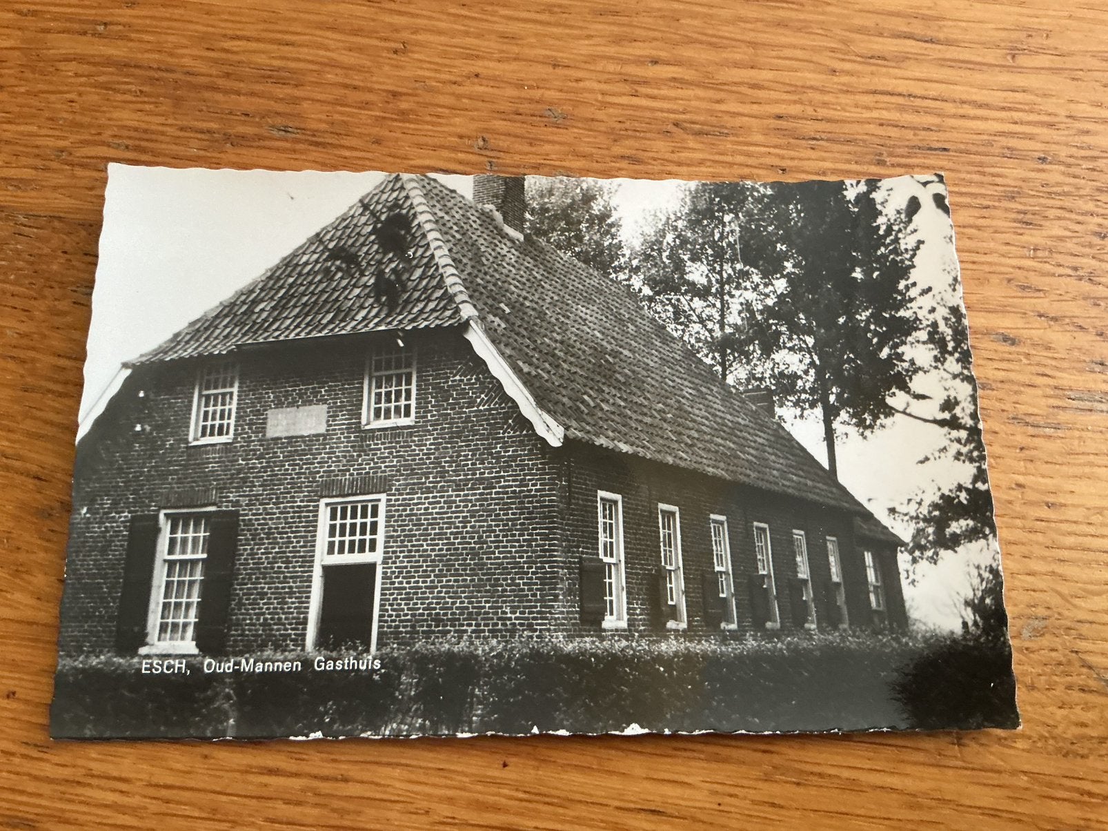 O314 Esch Oud mannen gasthuis, Ophalen of Verzenden, Voor 1920, Zuid-Holland