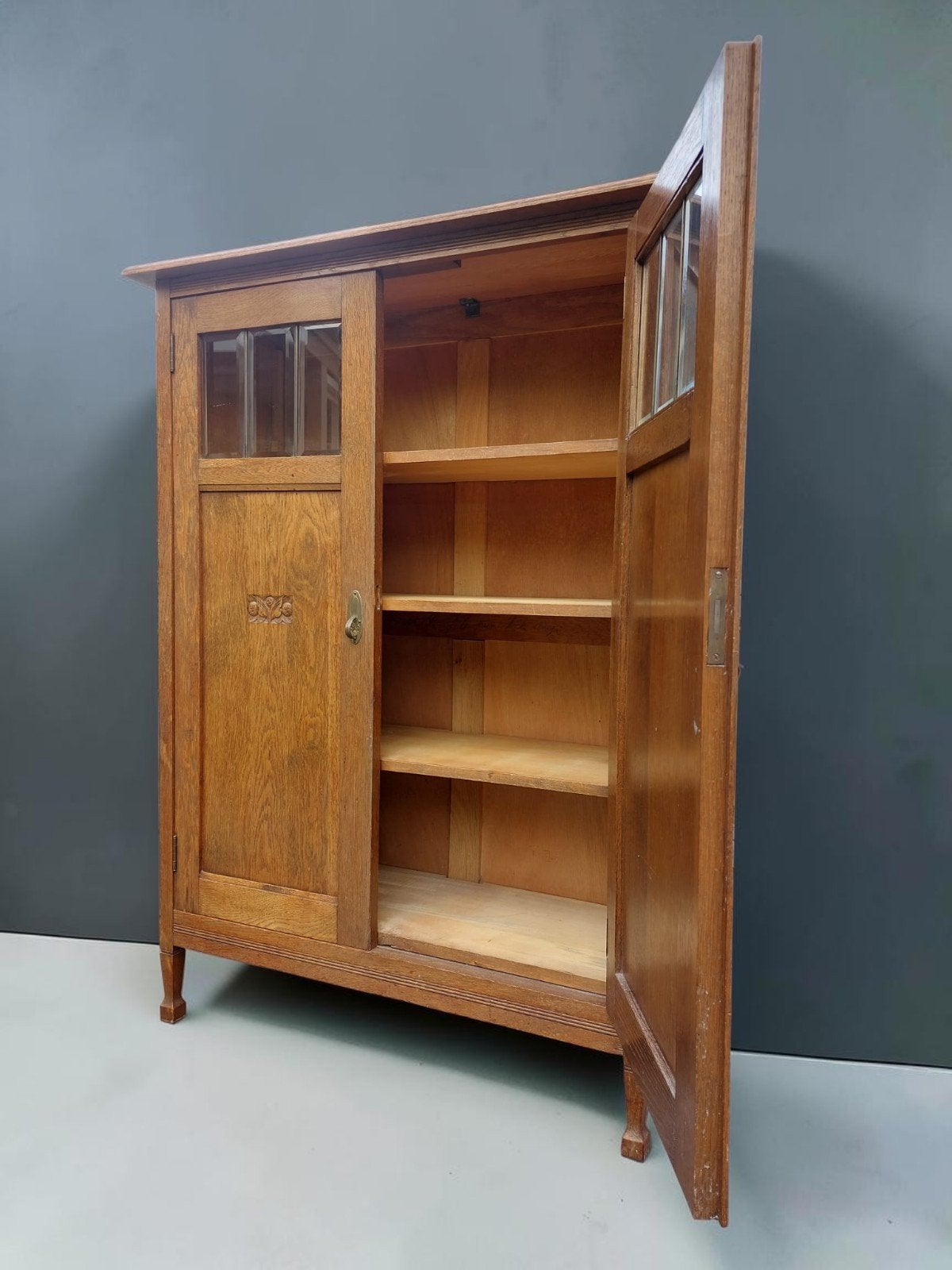 antiek Art Deco kastje boekenkastje, Antiek en Kunst, Ophalen