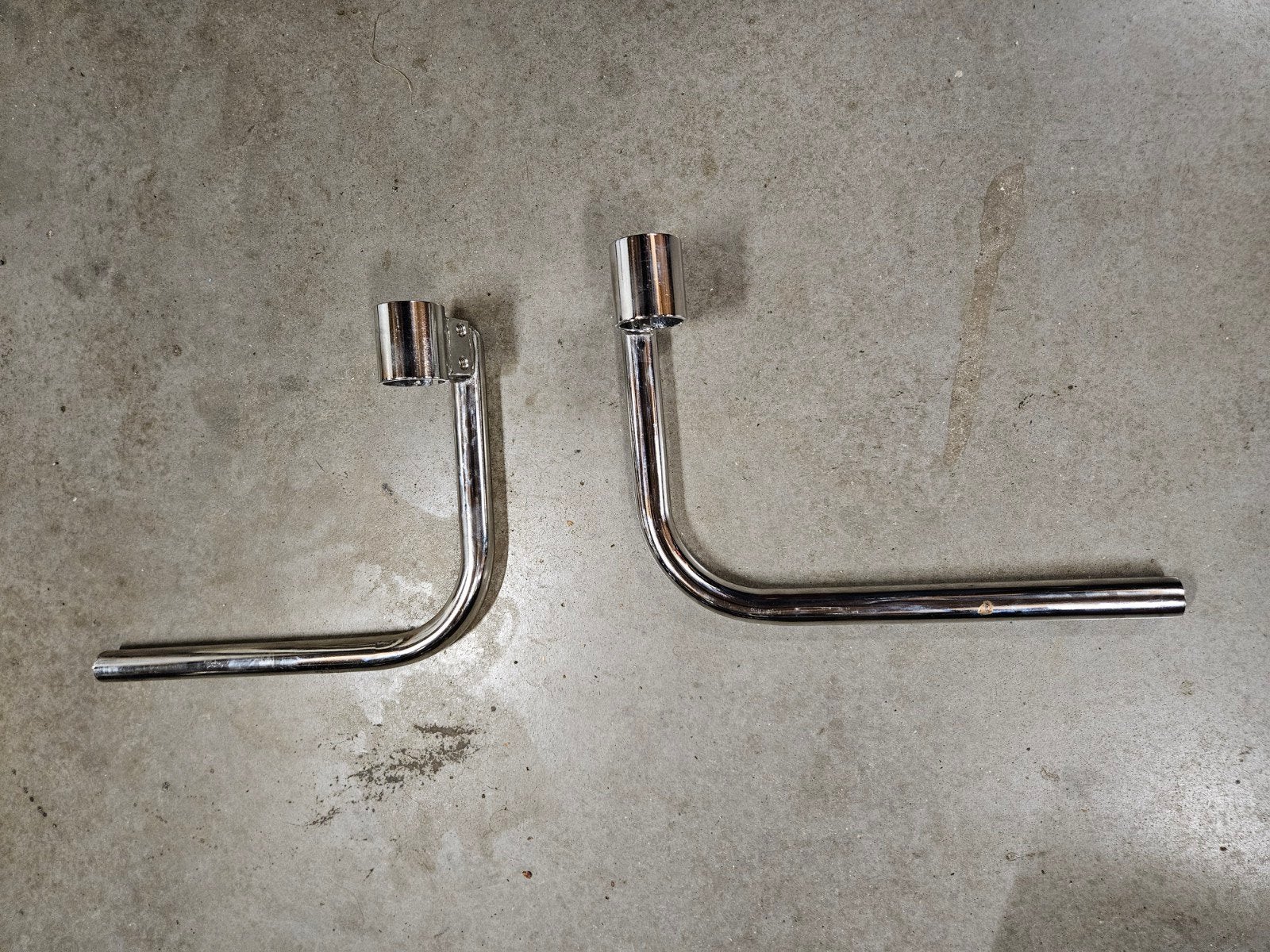 Clip-ons Stuur 35mm Moto Guzzi v7 sport / 750s3 cafe racer, Ophalen of Verzenden, Gebruikt