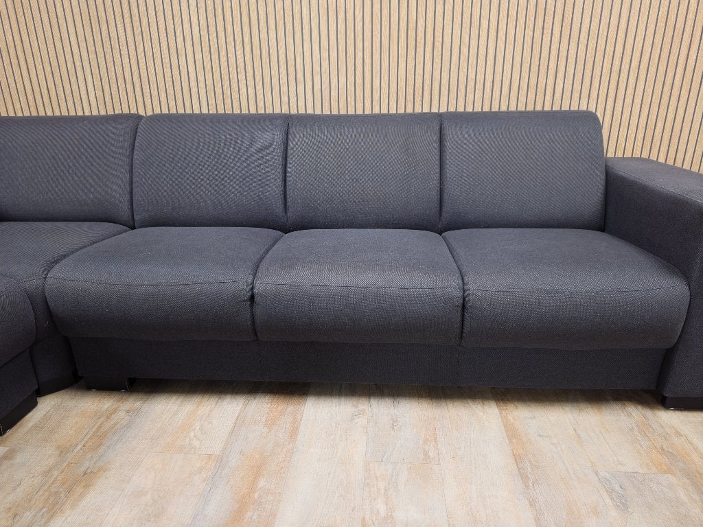 ZEER MOOI Groot Antraciet Hoekbank - TOPCONDITIE !!!, Info@banxtel.nl, 3194DC, Hoekbank, Ophalen of Verzenden