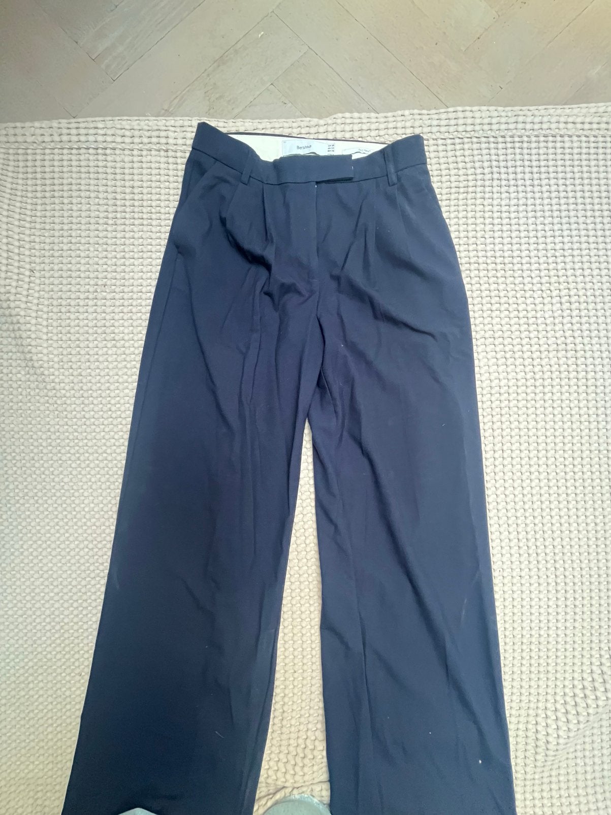 Pantalon Bershka, Verzenden, Zo goed als nieuw, Maat 48/50 (M), Blauw