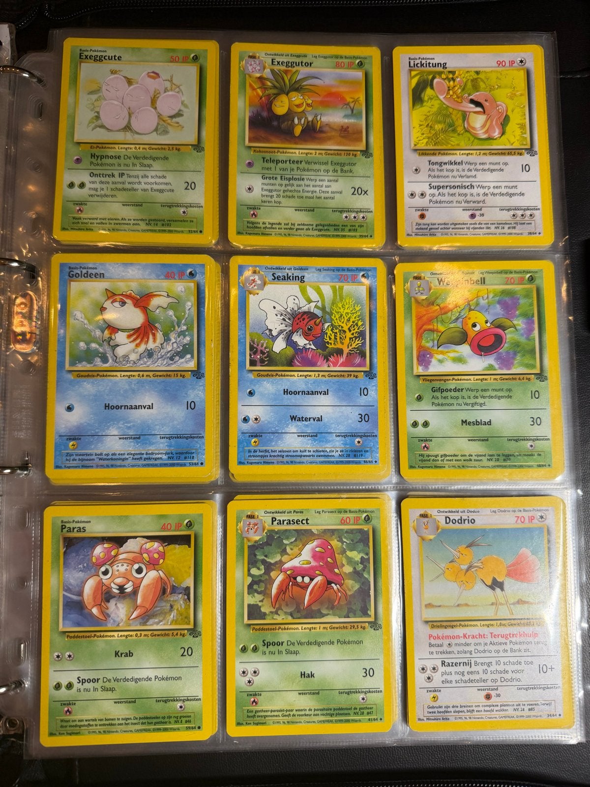 Losse verkoop NL Pokémon Kaarten Collectie - JUNGLE, Ophalen of Verzenden, Gebruikt, Meerdere kaarten