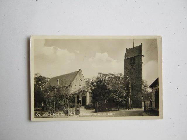 Ansichtkaarten Nederland, TC 4-103 Oosterland, Ned. Herv. K, Verzenden, 1940 tot 1960, Gelopen, Zeeland