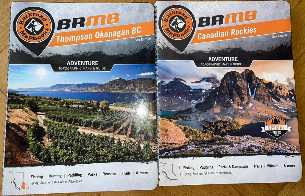 Reisgids kaart canada brmb thompson okanagan bc canadian, Eén persoon