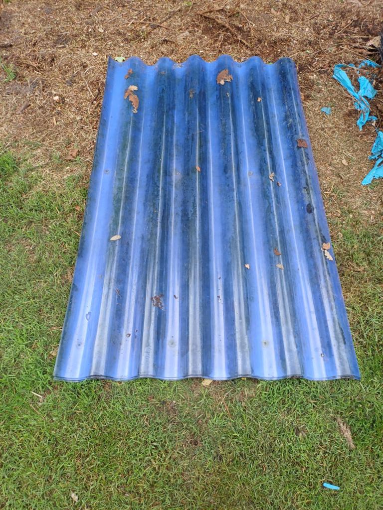 Gebruikte golfplaten, asbest vrij, Ophalen, Gebruikt, Zwart, 15 m² of meer