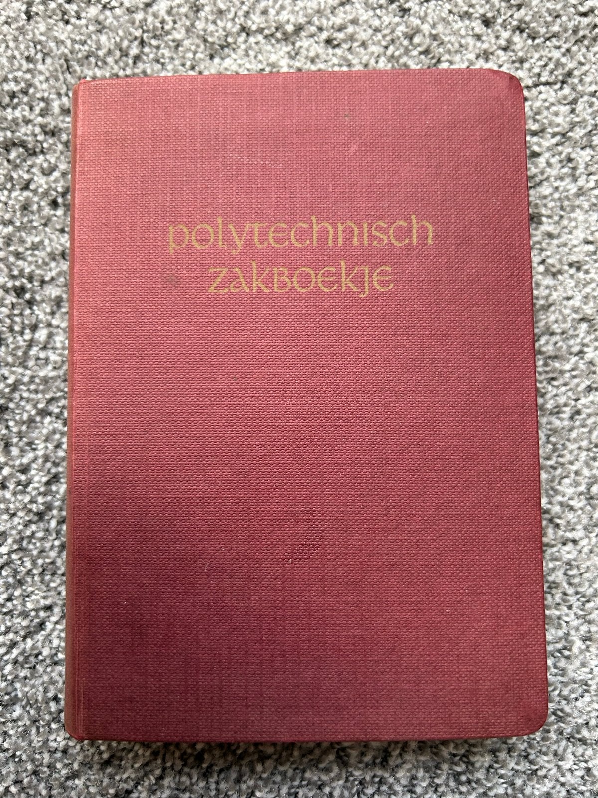 Het Polytechnisch Zakboekje van PBNA - Technisch Naslagwerk, Ophalen of Verzenden, Gelezen, Overige onderwerpen