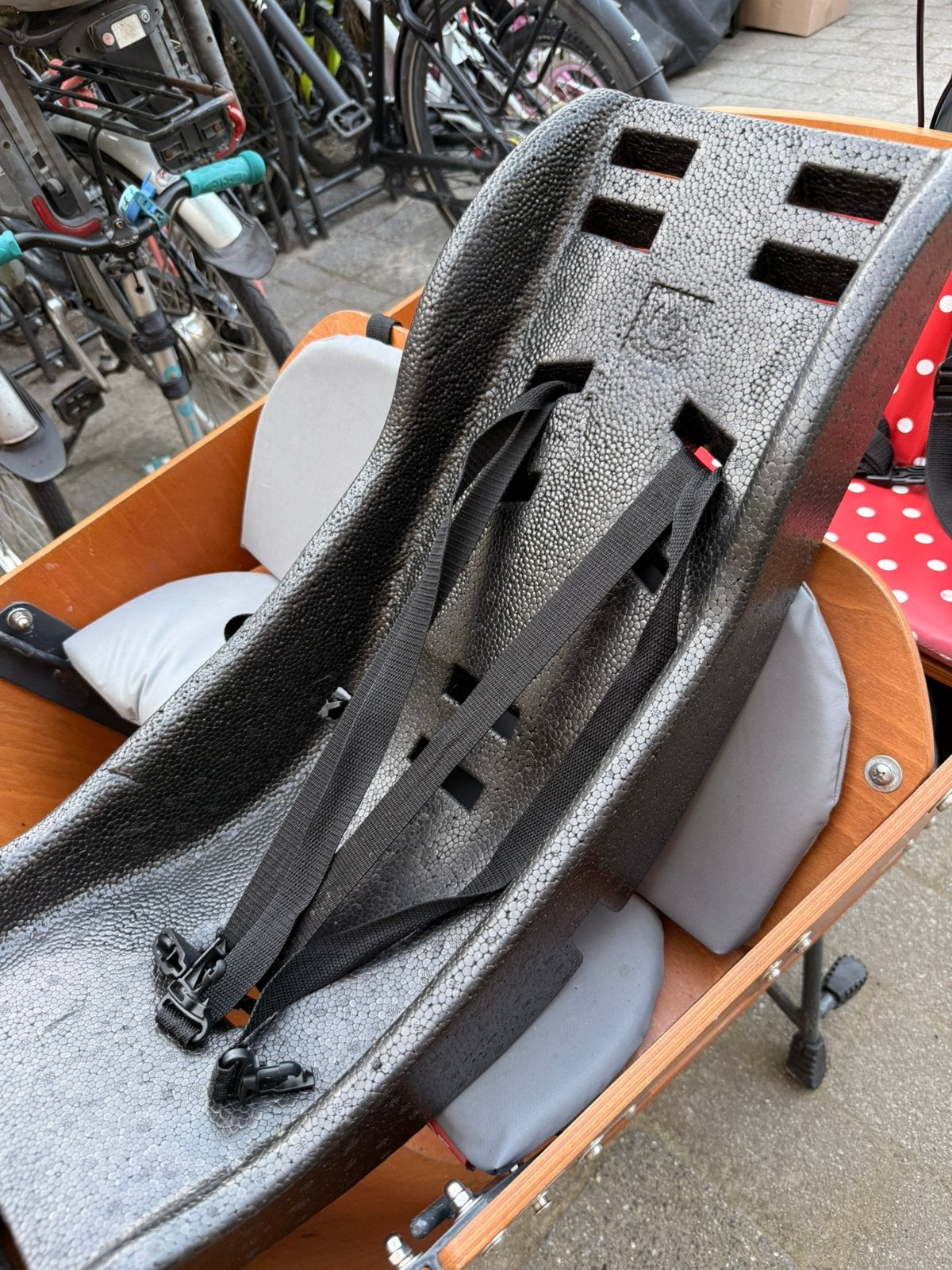 Babboe bakfiets babyzitje, Ophalen, Zo goed als nieuw, 1 kind