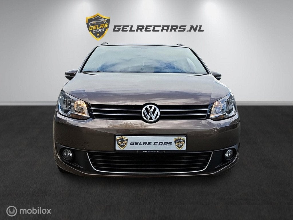 Volkswagen Touran 1.4 TSI Edition 7 persoons TOPSTAAT, Auto's, Voorwielaandrijving, Zwart, 4 cilinders, Bruin
