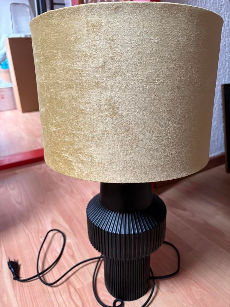 Mooie chique lampenvoet met kap, Huis en Inrichting, Lampen | Tafellampen, Ophalen of Verzenden, Zo goed als nieuw, Minder dan 50 cm