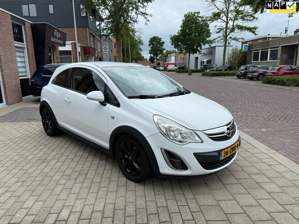 Opel Corsa 1.2 EcoFlex Color Edition LPG AIRCO - MEENEEMPRIJ, Auto's, Voorwielaandrijving, Euro 5, Gebruikt, Zwart