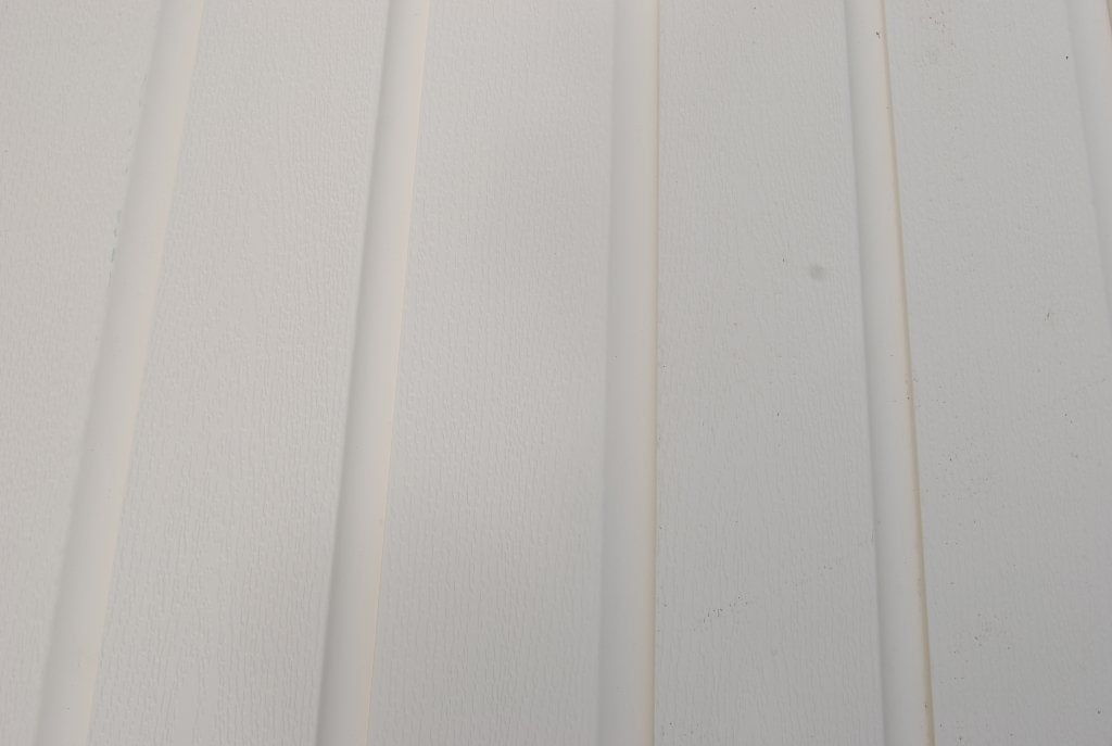 NIEUW Beige Kunststof dubbele rabatdelen Vinyl plus houtnerf, Ophalen, Nieuw, Overige materialen, 20 tot 50 mm
