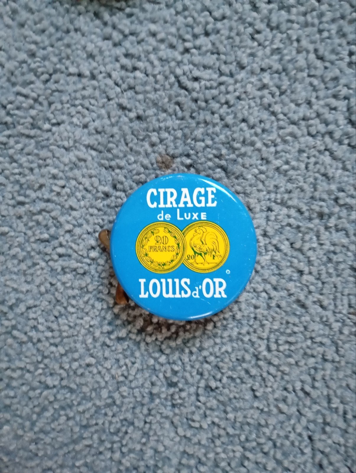 Vintage cirage Louis s'-Gravenhage blikje Schoenpoets, Ophalen of Verzenden