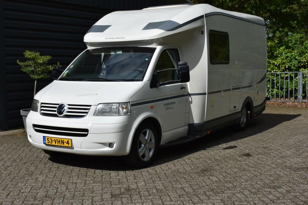 Volkswagen TRANSPORTER VOLKSWAGEN TRANSPORTER 2.5 TDI KARMAN, Auto's, Startonderbreker, 2496 cc, Wit, Geïmporteerd