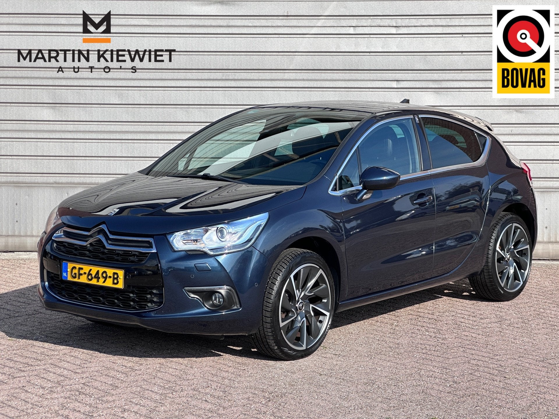 Citroen DS4 1.6 THP So Chic 165pk|Nw.ketting|Leder|Automaat|, Auto's, Citroën, Gebruikt, 4 cilinders, Blauw, 1650 kg