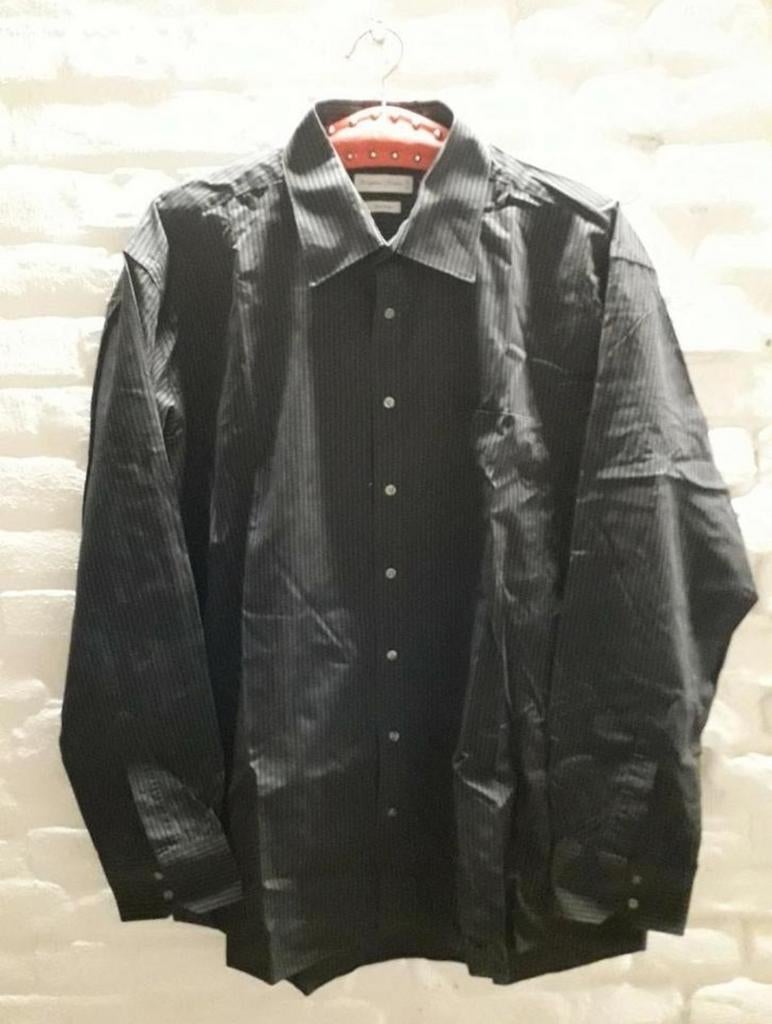 Angelo Litrico overhemd XL, Kleding | Heren, Overhemden, Verzenden, Zwart, C&A, Zo goed als nieuw